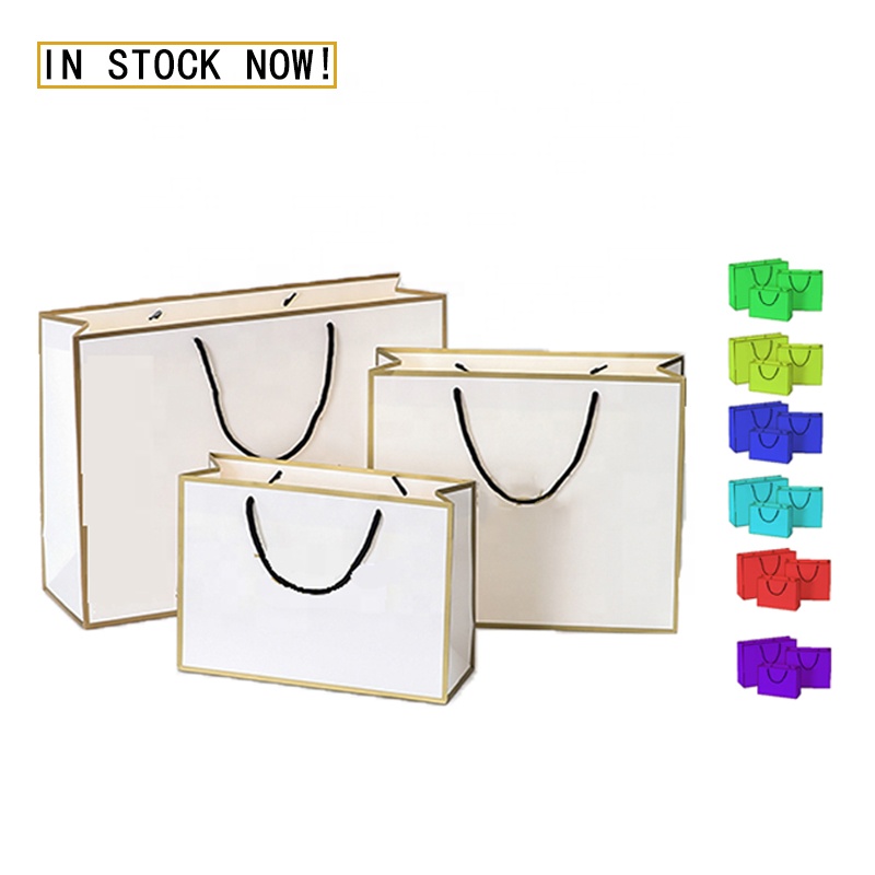 Sympathybag Custom logo Luxury Shopping Paper Bag Wholesale Printed Retail Gift Craft Jewelry Cosmetic Packaging Paper Bags