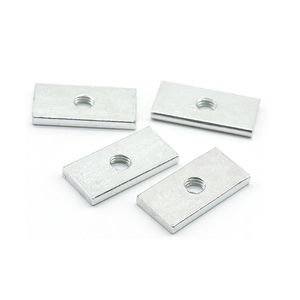 Đai Ốc Hình Chữ Nhật Bằng Thép Mạ Kẽm 4.8 Phẳng M4 M5 <span class=keywords><strong>M6</strong></span> M8 Tùy Chỉnh Chấp Nhận - Product Image 4