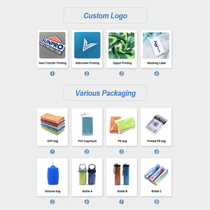 Mềm thoáng khí sợi nhỏ Polyester cổ mát khăn ngay lập tức làm mát xuống khăn cho phòng tập thể dục, tập thể dục - Product Image 6