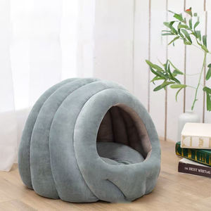 Weiches Plüsch-Raupen-Katzenbett Gemütliches Warmes Kuschel-Katzenbett Realistisches Design Spaßiges Haustiernest Komfortables Atmungsaktives Katzenbett - Product Image 2