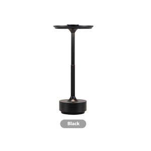 Modern Cordless Dimmable LED Desk <b>Lamp</b> with <b>Adjustable</b> Color Temperature ABS <b>Lamp</b> for Bedroom Living Room Study-Black Shade - Product Image 2