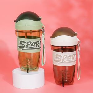 Paquete al por Mayor de Botellas Mezcladoras Multicolores con Bola Mezcladora Antideslizante y Hermética para Entusiastas del Fitness - Product Image 3