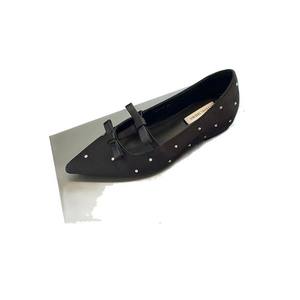 Kadın kare meme toka ile 2025 yeni bahar yaz tek ayakkabı düz topuk ve sığ ağız banliyö tarzı platformu - Product Image 1