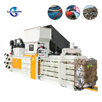 Vente chaude Industrielle Horizontale Carton Presse À Balles Machine Balles À Ordures Compacteur Déchets De Fer Fil Presse En Acier
