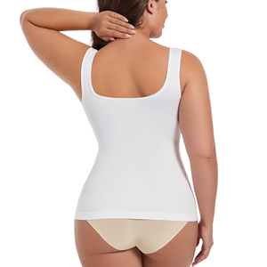 Body Modellante Senza Cuciture da <span class=keywords><strong>Donna</strong></span> con Spalline Larghe e Scollo Quadrato, Taglie Forti, per <span class=keywords><strong>il</strong></span> Commercio all'Ingrosso - Product Image 2