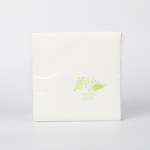 折叠一次性印刷餐巾纸处女式木浆服务个性化餐巾纸 - Product Image 2