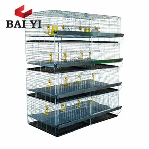 Cage de culture à brochettes de Type H, distributeur de poules pour bébés, Cage en fil de vison