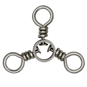 En stock eau salée 10kg -115kg Casting Trolling Rig Fishing Barrel <span class=keywords><strong>Triple</strong></span> 3-Way High Strength Pull Swivels Fishing Swivel - Product Image 5