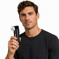 Tomsenda Mini Lampe Torche Tactique d'Urgence USB 90 Degrés à LED Ultra Lumineuse, Rechargeable via Power Bank, Idéale pour Hôtels