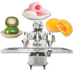 Manufacturer Ice cream mochi machine automatic making encrusting machine production line