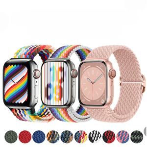 Correa de Reloj de Repuesto Magnética Ajustable de Nailon Trenzado Elástico Mejorado 2026 para <span class=keywords><strong>Apple</strong></span> IWatch 45678910 - Product Image 1