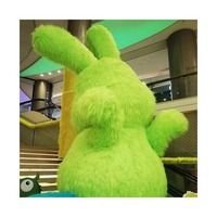 Ornement gonflable géant personnalisé pour intérieur et extérieur, modèle de dessin animé avec logo, monstre en peluche célèbre sur internet, ours fraise