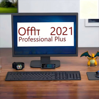 Licence authentique Office 2021 Professional Plus 1 clé/1 PC avec activation téléphonique, stock disponible, compatible avec 10/11