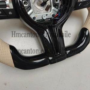 พวงมาลัยคาร์บอนไฟเบอร์หุ้มหนังสำหรับรถยนต์ BMW F10 F30 F90 F01 F02 F12 F13 F90 ซีรีส์ 3 4 5 สินค้าขายดี - Product Image 4