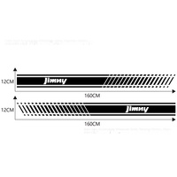 Autocollants décoratifs rayés pour portières et jupes latérales de voiture Suzuki Jimny D-1309, adhésif puissant