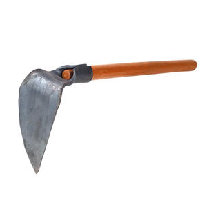 Zappa Professionale Taisyfo YH-42 per Agricoltori, Lama in Acciaio Forgiato ad Alta Durezza, Manico in Legno Argentato, Angolo Triangolare Affilato - Product Image 2