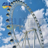 Grande Roue de 101 Mètres pour Parc d'Attractions, Fabrication Chinoise Professionnelle, Vente Directe des Fabricants, Équipement Thématique pour Luna Park