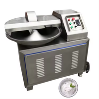 Machine commerciale de mélangeur de coupe de saucisse hachoir à viande et légumes broyeur coupeur de bol électrique
