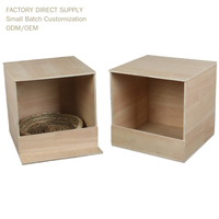 Nichoir en bois pour pigeons, maison d'élevage, plusieurs tailles disponibles, avec ou sans nid en paille, pour l'accouplement des pigeons, support de repose, personnalisable