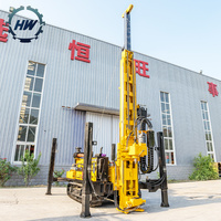 Foreuse hydraulique sur chenilles de fabrication chinoise, profondeur 600m, 800m, 1000m, système de forage par câble pour l'exploitation minière aurifère