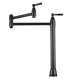 <span class=keywords><strong>Robinet</strong></span> pliant de cuisine rétro avec double joint bras pivotants <span class=keywords><strong>robinet</strong></span> de montage sur pont <span class=keywords><strong>noir</strong></span> mat <span class=keywords><strong>robinet</strong></span> d'eau de cuisine <span class=keywords><strong>robinet</strong></span> de remplissage de pot pliant - Product Image 5