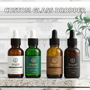 Flacon compte-gouttes rond <span class=keywords><strong>en</strong></span> <span class=keywords><strong>verre</strong></span> de 10 ml pour huile essentielle, sérum, savon liquide, emballage <span class=keywords><strong>avec</strong></span> impression sérigraphique, anti-fuite, rechargeable - Product Image 2