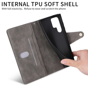 Nuovo Design Portafoglio a Tre Pieghe con 9 Slot per Carte e Cerniera in Pelle PU per Custodia Telefono <span class=keywords><strong>Samsung</strong></span> <span class=keywords><strong>S21</strong></span> S22 S23 Ultra <span class=keywords><strong>Plus</strong></span> Pro - Product Image 6