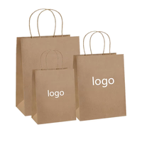 Sachet en papier kraft brun industriel personnalisable pour l'emballage personnalisé de l'artisanat et des bougies