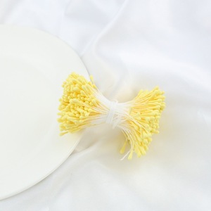 Mini Pistilos de Perla Florales de Doble Cabeza de 2mm, Material de Simulación de Flores, Núcleo de Flor Hecho a Mano para DIY - Product Image 2