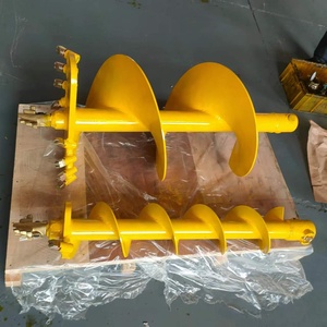 Accessoires pour excavatrices, chargeuses compactes et pelles rétrocaveuses : Tarière hydraulique pour mini-excavatrice - Product Image 2