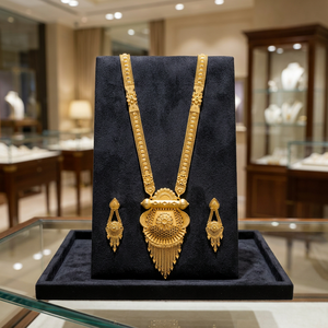 ชุดเครื่องประดับสุดหรูลายดอกไม้ยาว14K/18K/24K - Product Image 3
