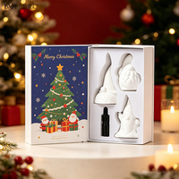 Diffuseur d'huiles essentielles en pierre de gypse fait main au design original, ensemble cadeau décoratif pour la maison, idéal pour les fêtes