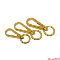 Mousqueton pivotant multifonctionnel 16,6 mm en alliage de zinc durable, avec déclencheur rapide, boucle à ressort en métal tendance pour laisse de chien