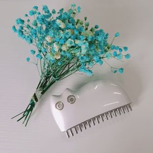 หวีป้องกันผมร่วงผลิตภัณฑ์ความงามและดูแลส่วนบุคคลรูปแมวน่ารักมีการสั่นสะเทือนด้วยไฟฟ้าสีแดง - Product Image 3