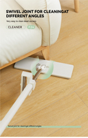 Nouvelle Serpillière Plate en Microfibre 2026 Updaata avec Insert Remplaçable pour Nettoyage Humide et Sec, Facile à Essorer, pour Murs et Sols