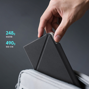 Ba-chế độ RGB Backlit có thể gập lại không dây BT bàn phím với Touchpad nhựa máy tính xách tay ứng dụng sản phẩm mới - Product Image 5