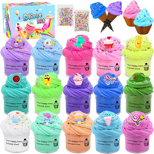 Custom Private Label Ice Cream Slime Kit False Water Fluffy Cloud Slime - Product Image 3