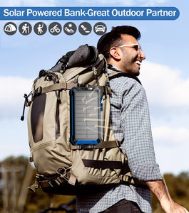 Sạc dự phòng năng lượng mặt trời 30000mAh, sạc điện thoại di động bằng năng lượng mặt trời di động với đèn pin LED, sạc nhanh, pin dự phòng cho tất cả các loại điện thoại di động - Product Image 4