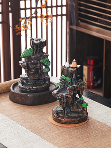 Porta <span class=keywords><strong>Incenso</strong></span> <span class=keywords><strong>a</strong></span> <span class=keywords><strong>Cascata</strong></span> Natalizio, Fontana di <span class=keywords><strong>Incenso</strong></span> in Ceramica, Bruciatore per Casa, Zen, Yoga, Spa, Regalo per Donne, Coni d'<span class=keywords><strong>Incenso</strong></span> - Product Image 5