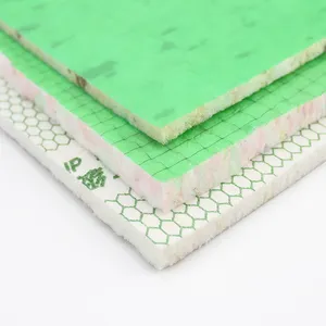 Diskon besar spons busa sarang lebah hijau karpet dasar komposit daur ulang lapisan bawah PU
