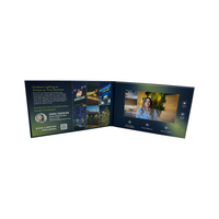 Brochure vidéo publicitaire personnalisée 5 7 10 pouces, livre vidéo, invitation vidéo LCD, carte de vœux vidéo pour la présentation de produits d'entreprise
