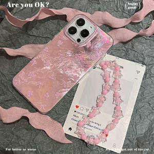 Funda protectora Little Flower Bowknot Swirl para Apple para iPhone 17 Pro Max y 16 Promax Incluye protector de cámara - Product Image 2