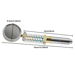 Powerpulse Massage soffione doccia manuale Touch-Clean soffione doccia cromato <span class=keywords><strong>con</strong></span> regolazione in lattina <span class=keywords><strong>con</strong></span> <span class=keywords><strong>ventola</strong></span> e filtro in PP - Product Image 3