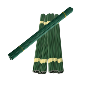 Kunstbloemenstelen DIY knutselwerk boeket steel plastic groene bloemendraad stelen voor het maken van kunstbloemen