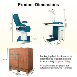 Unidad de Silla y Mesa Combinadas Oftálmicas Aist Optics MI-2800B para Optometría en Venta - Product Image 5