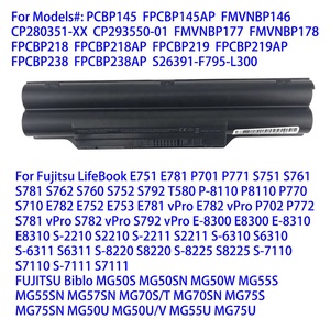 Batteria portatile FPCBP145 per Fujitsu Biblo MG50S MG50SN MG50W MG55S MG55SN MG57SN MG70S/T MG70SN MG75S MG75SN 10.8V 47.5WH - Product Image 2