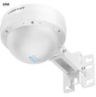 Point d'Accès Sans Fil Comfast CF-WA933 Extérieur Longue Portée WiFi 6 AP Mesh AX3000 Double Bande Étanché POE Répéteur WiFi