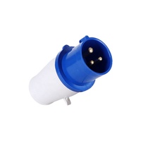 Prise industrielle IP44 3 broches 220V 16A prise d'alimentation électrique à pôle rond Type 013