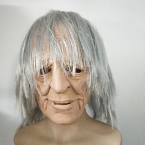 Masque réaliste en latex pour femme chauve, masque intégral pour Halloween, cosplay, fête costumée, déguisement, masque de tête pour mascarade, déguisement d'horreur - Product Image 5