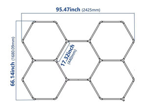 Đèn <span class=keywords><strong>LED</strong></span> chiếu sáng xưởng sửa chữa ô tô, đèn hình tổ ong lục giác, đèn xưởng, đèn nhà để xe, đèn chiếu sáng chi tiết ô tô 14X của Trung Quốc - Product Image 5